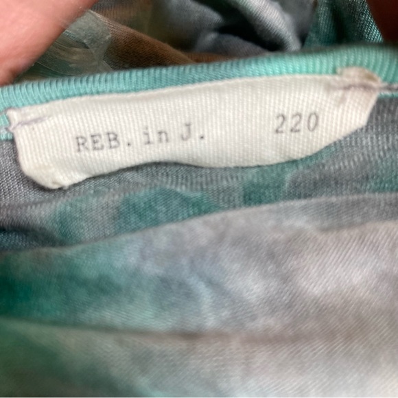 Reb. in J. 220 Womens Tye Dye Romper With Pockets Medium Multicolor Made In USA - Picture 9 of 10